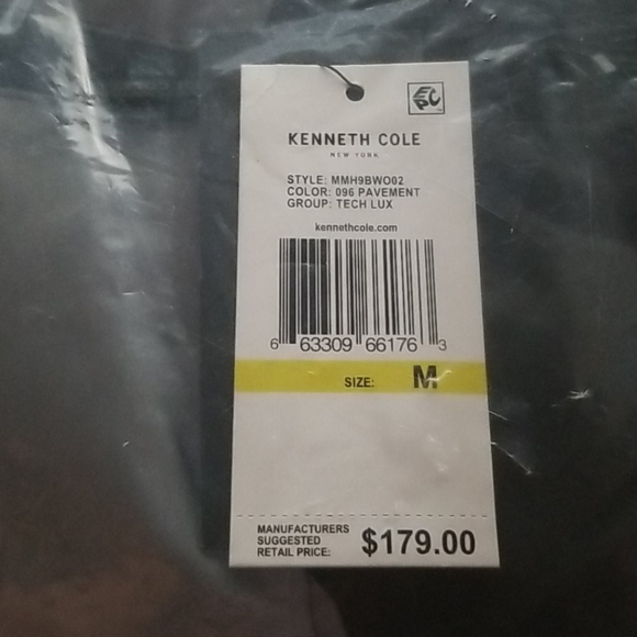 Kenneth cole men's iridescent Zip up puffer jacket - Picture 4 of 4